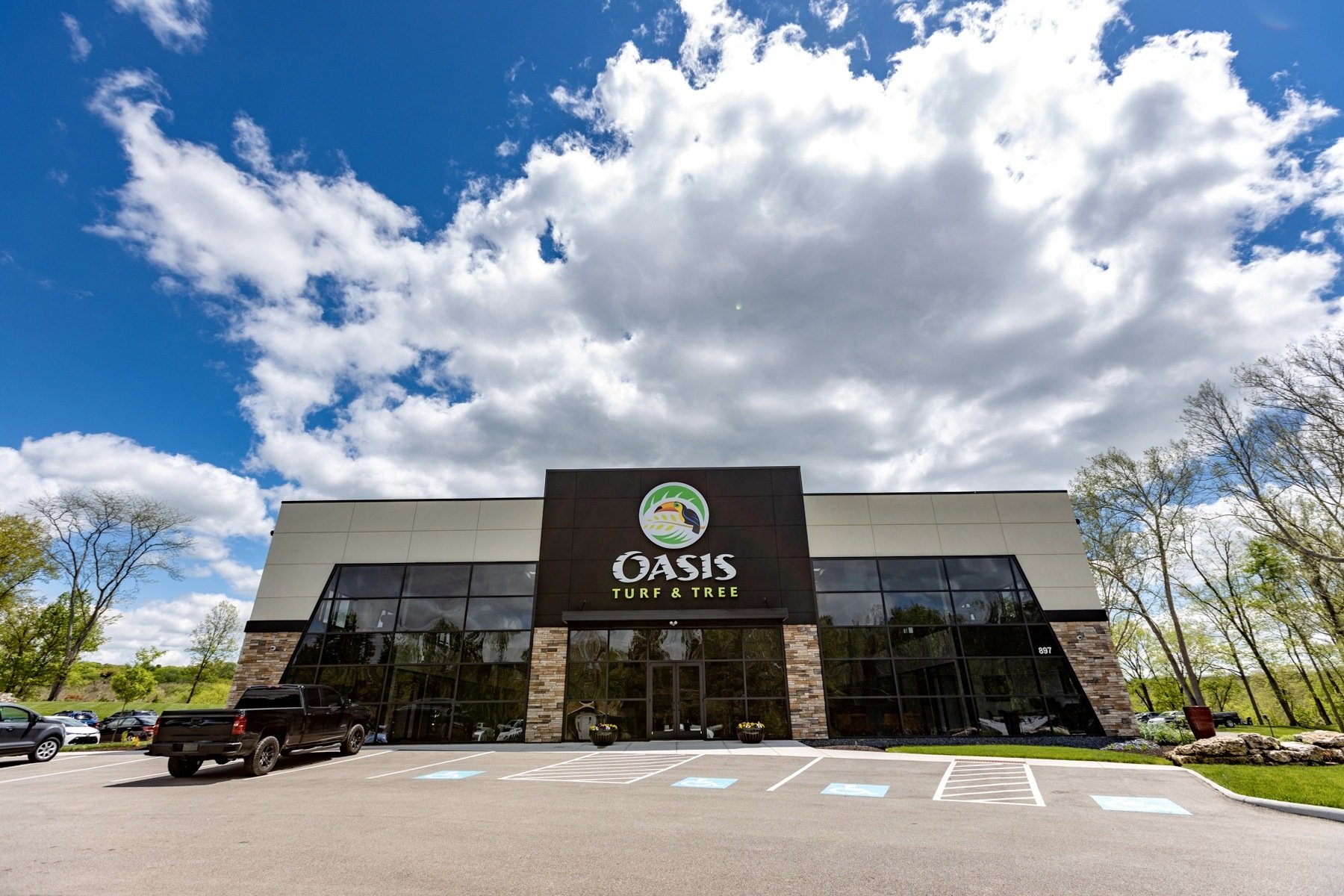Oasis Turf and Tree office building