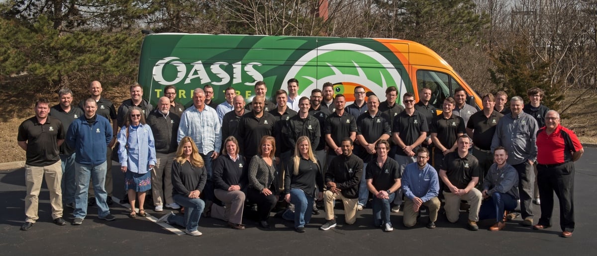 landscape professional team at oasis tree and turf